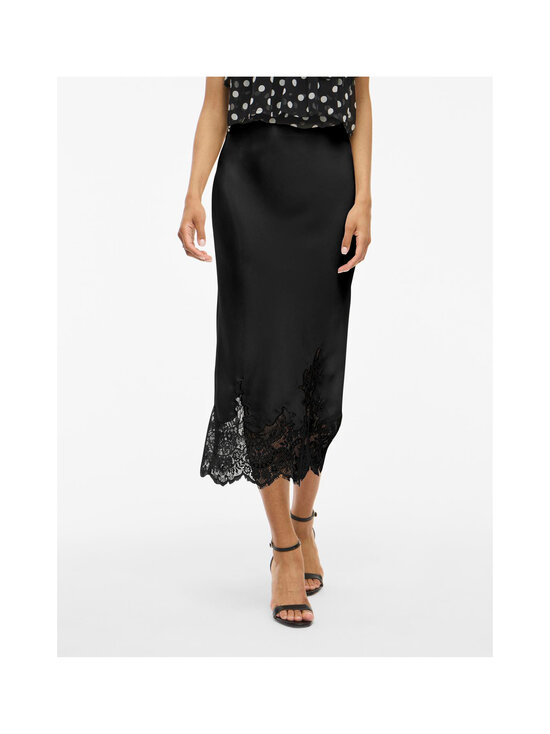 Vila - ViSabel Midi Lace Detail svārki - BLACK | Stockmann - photo 2