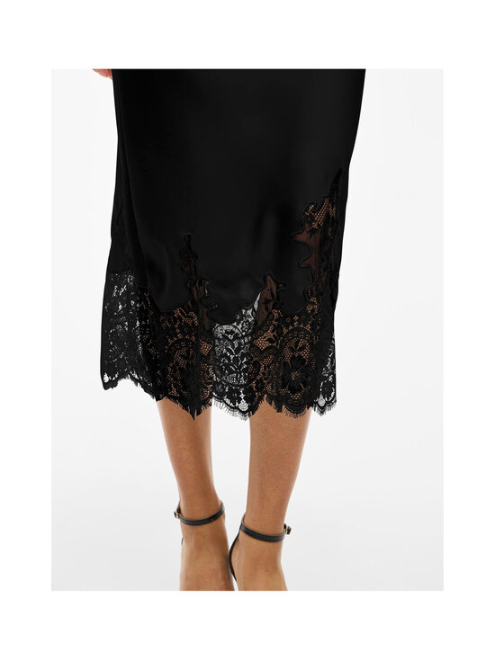 Vila - ViSabel Midi Lace Detail svārki - BLACK | Stockmann - photo 3