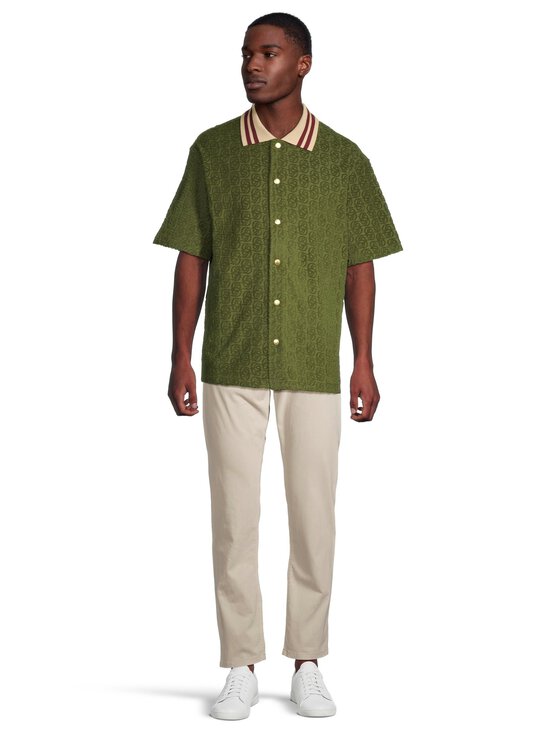 Drôle de Monsieur - La Chemise Monogramme krekls ar īsām piedurknēm - DGN / DARK GREEN - photo 2 Drôle de Monsieur - La Chemise Monogramme krekls ar īsām piedurknēm - DGN / DARK GREEN | Stockmann - photo 2