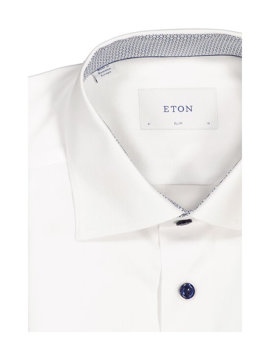 Eton - Triiksärk Slim Fit Geometric Effect Signature - 00 WHITE | Stockmann - photo 2