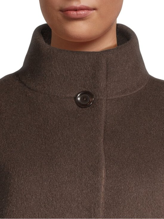 Cinzia Rocca Icons - Stand Collar -villakangastakki - 4 CHOCOLATE BROWN | Stockmann - photo 6
