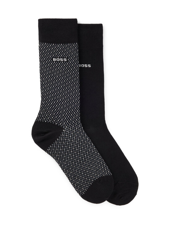 BOSS - Sokid Minipattern 2-pack - 001 BLACK | Stockmann - photo 1