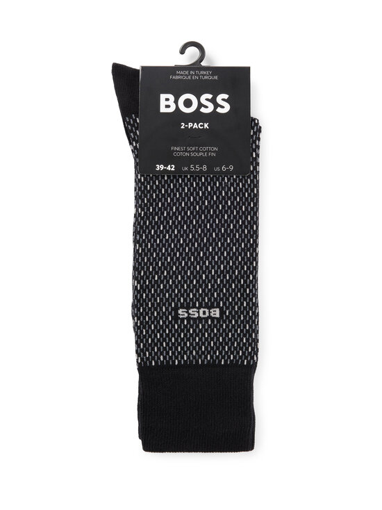 BOSS - Sokid Minipattern 2-pack - 001 BLACK | Stockmann - photo 2