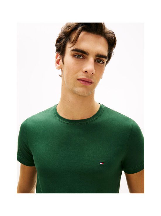 Tommy Hilfiger - Stretch Slim Fit t-paita - MBN NOCTURNAL GREEN | Stockmann - photo 4