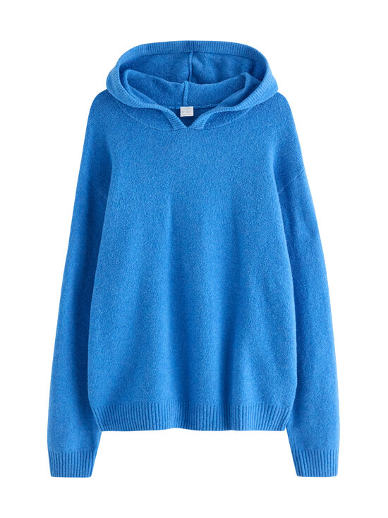 Lindex - Kootud kapuutsiga pusa - 175 BLUE MELANGE | Stockmann - photo 1