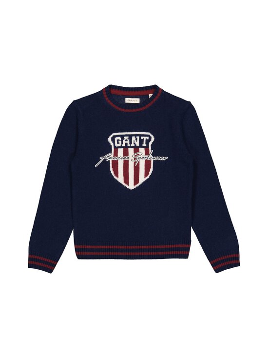 GANT - Graphic adīts džemperis - 433 EVENING BLUE - photo 1 GANT - Graphic adīts džemperis - 433 EVENING BLUE | Stockmann - photo 1