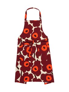 Marimekko - Pieni Unikko priekšauts - 844 VANILLA, WINE RED, RED Marimekko - Pieni Unikko priekšauts - 844 VANILLA, WINE RED, RED | Stockmann