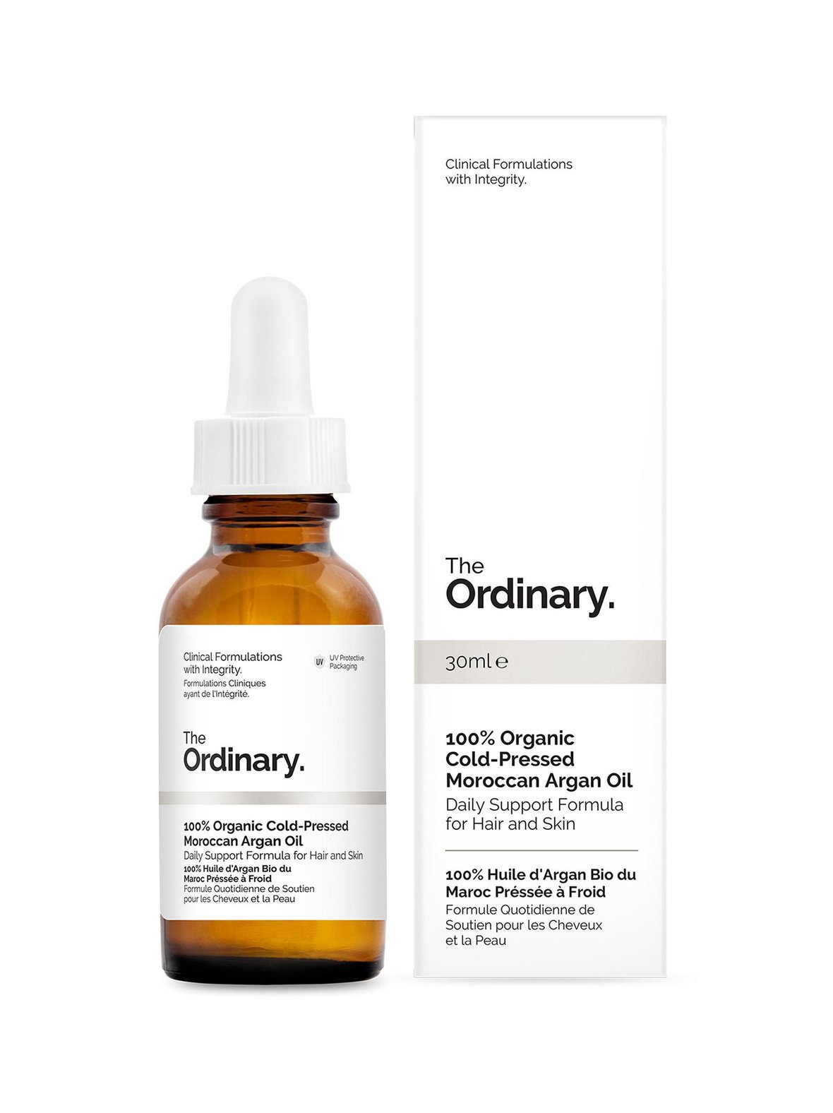 100 % Organic Cold-Pressed Moroccan Argan Oil -öljy 30 ml