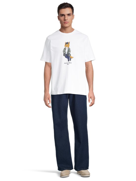 Maison Kitsuné - Weekend Fox Comfort t-paita - WHITE | Stockmann - photo 2