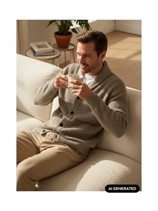 Only & Sons - Kardigan OnsSky Relaxed - WALNUT | Stockmann - photo 4