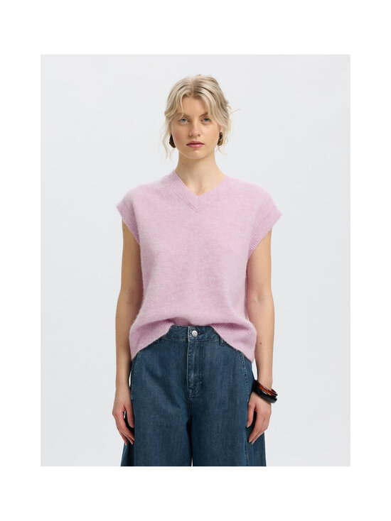 Selected - SlwLulu Brushed adīta veste - WINSOME ORCHID | Stockmann - photo 5