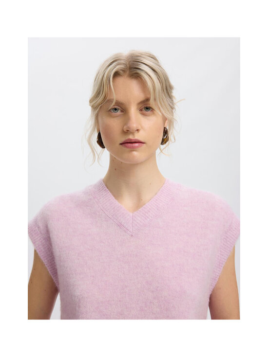 Selected - SlwLulu Brushed adīta veste - WINSOME ORCHID | Stockmann - photo 6