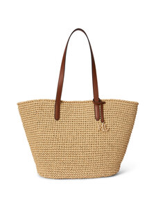 Lauren Ralph Lauren - Lainey Tote Large -laukku - NATURAL/LAUREN TAN | Stockmann
