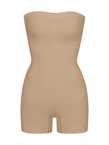 SKIMS - Seamless Sculpt Strapless Shortie - olkaimeton body - CLAY | Stockmann