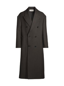 Ami - Double Breasted Long -villakangastakki - 020 : ANTHRACITE | Stockmann