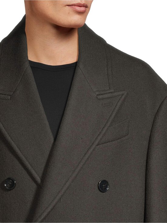 Ami - Double Breasted Long -villakangastakki - 020 : ANTHRACITE | Stockmann - photo 4
