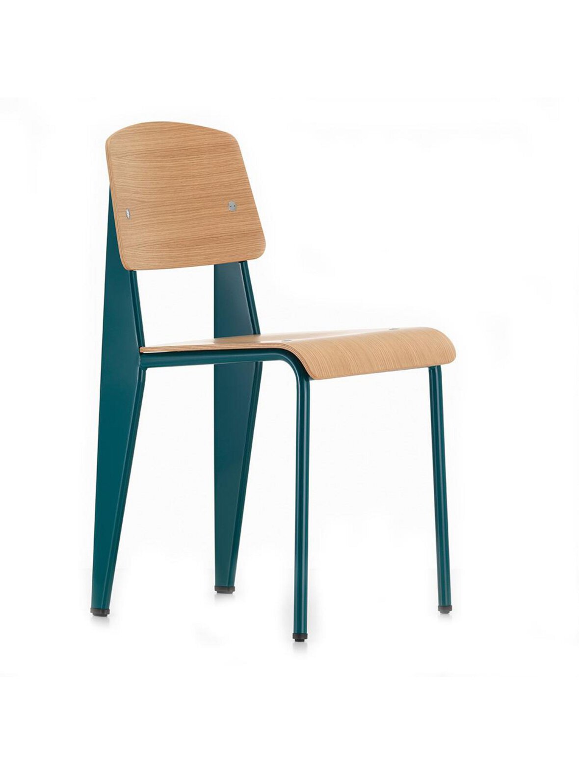 Standard-tuoli light oak / bleu dynastie