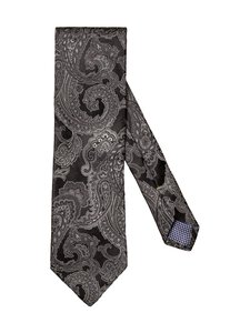 Eton - Jacquard Paisley Silk Tie - 19 19 BLACK | Stockmann