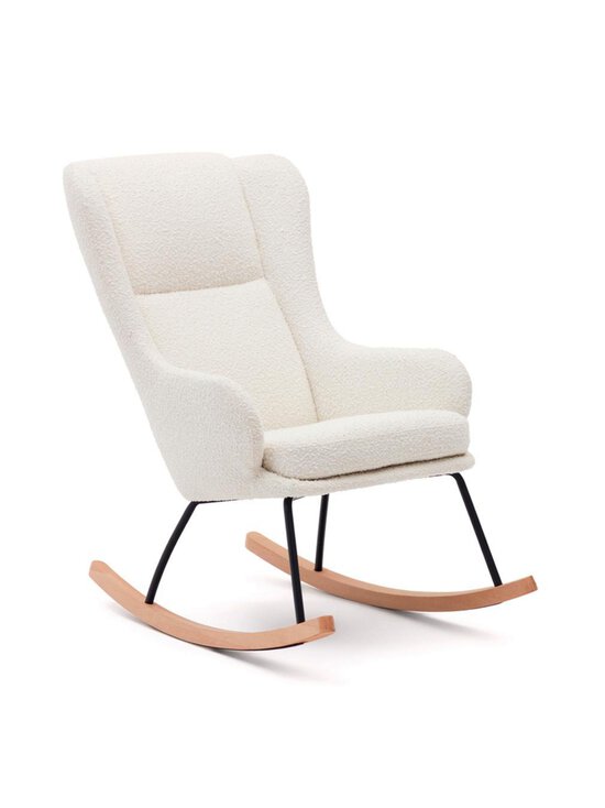 Kave Home - Maustin-keinutuoli valkoinen buklee - WHITE | Stockmann - photo 1