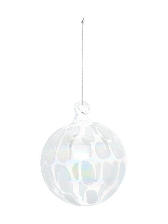 Casa Stockmann - Jõuluehe Glass Ball White Spots - WHITE | Stockmann - photo 2