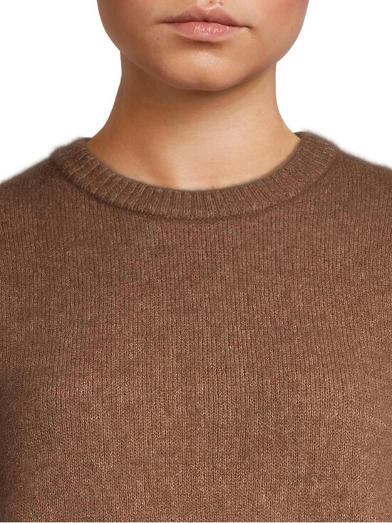 American Vintage - Pull Rond bezpiedurkņu adīts džemperis - CHOCHI CHOCOLAT CHINE | Stockmann - photo 4