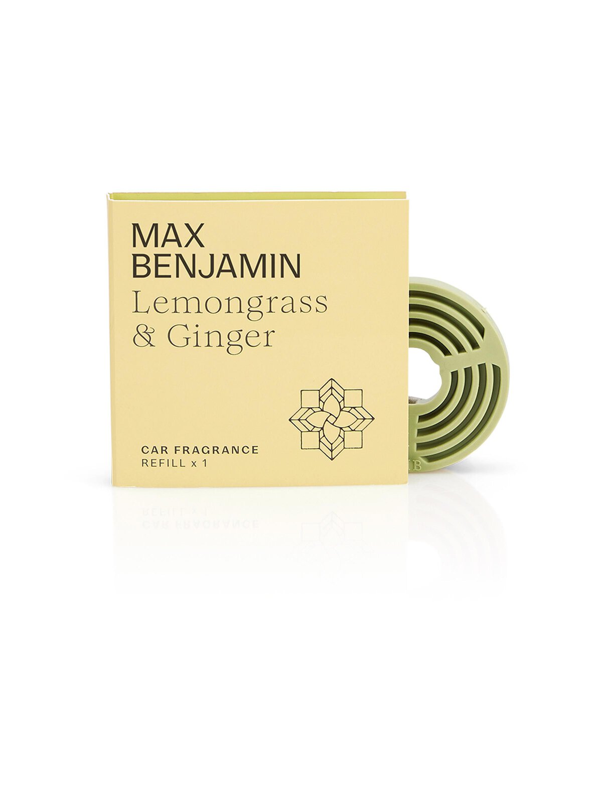 Max Benjamin Lemongrass and ginger, refill -autotuoksu, täyttöpakkaus
