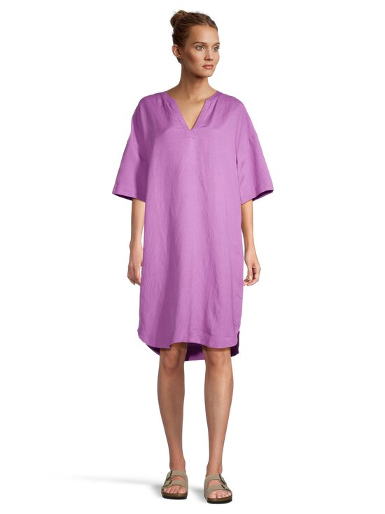 NOOM - Teresa- pellavasekoitteinen tunikamekko - ORCHID | Stockmann - photo 2