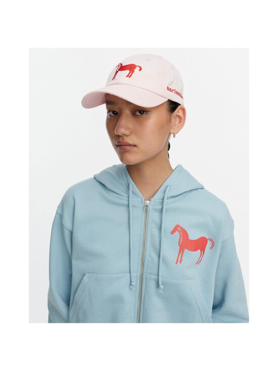 Marimekko - Auvo Musta Tamma Kioski -lippalakki - 433 LIGHT PINK, RED | Stockmann - photo 2