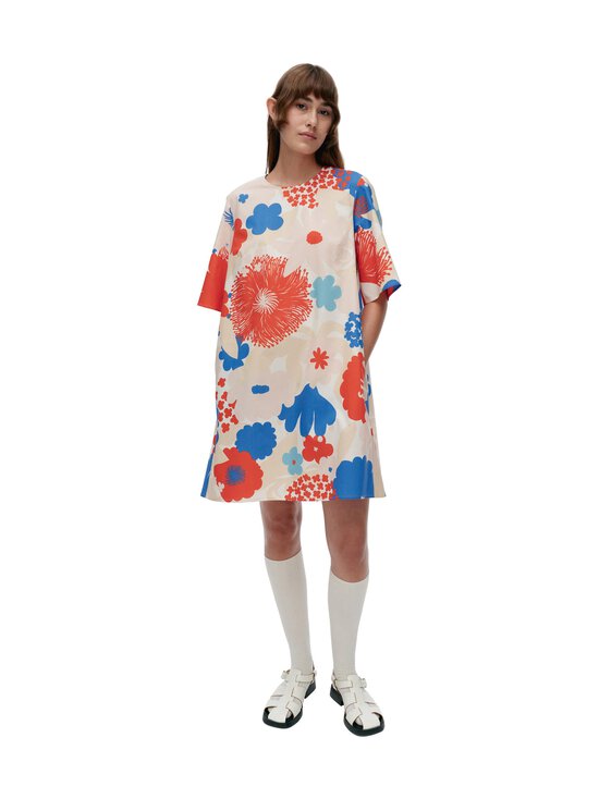 Marimekko - Kukkiva Suvikimppu kleita - 135 OFF WHITE, BLUE, RED, PEACH - photo 1 Marimekko - Kukkiva Suvikimppu kleita - 135 OFF WHITE, BLUE, RED, PEACH | Stockmann - photo 1