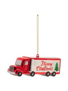 Casa Stockmann - Joulurekka-joulukuusenkoriste - RED/WHITE | Stockmann