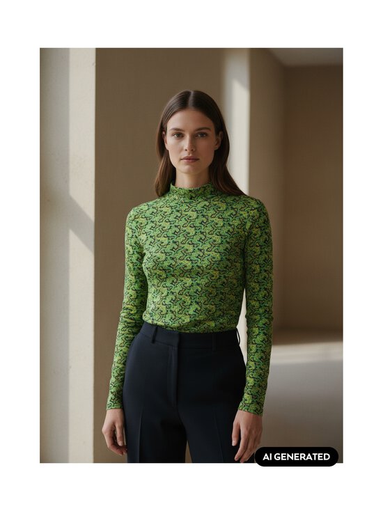 Rodebjer - Karlai Print -paita - 8090 BRANCHES PAISLEY GREEN | Stockmann - photo 5