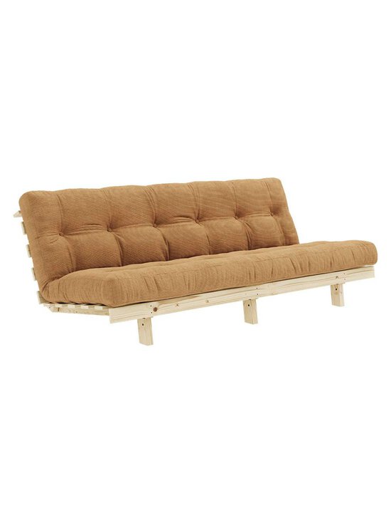 Karup - Lean-futonsohva Corduroy-kangas fudge brown / mänty L 190 cm - BROWN | Stockmann - photo 1