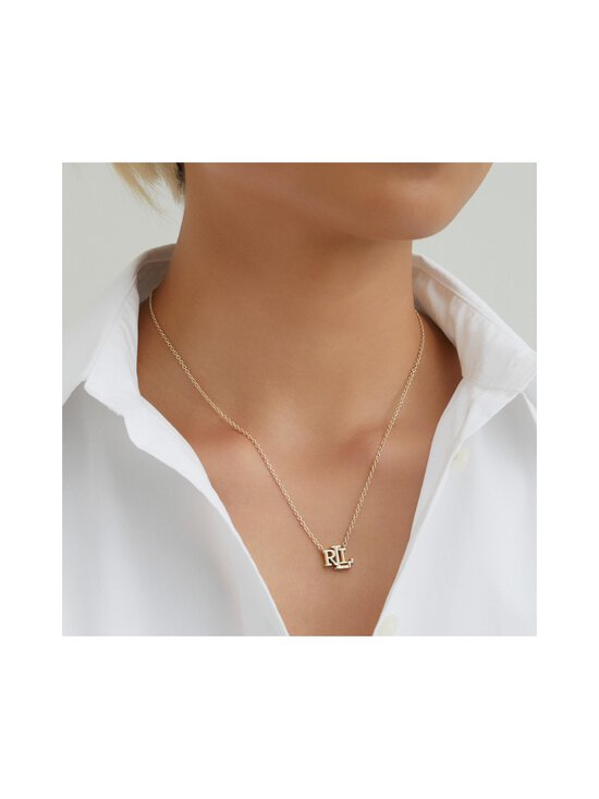 Lauren Ralph Lauren - Gold Logo Pendant -kaulakoru - GLD GOLD - photo 2 Lauren Ralph Lauren - Gold Logo Pendant -kaulakoru - GLD GOLD | Stockmann - photo 2