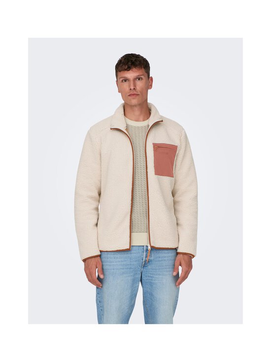 Only & Sons - Jakk OnsDallas Life Sherpa - SILVER LINING DETAIL:SEQOUIA - photo 3 Only & Sons - Jakk OnsDallas Life Sherpa - SILVER LINING DETAIL:SEQOUIA | Stockmann - photo 3