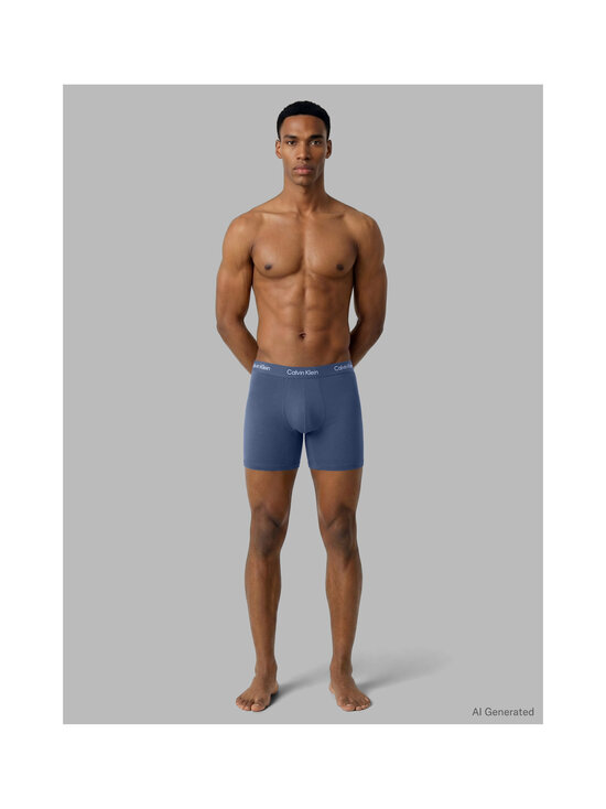 Calvin Klein Underwear - Bokseršorti 3-gab. - 8DF DRIFTWOOD/ MOONLIGHT BLUE/ FANFARE | Stockmann - photo 4