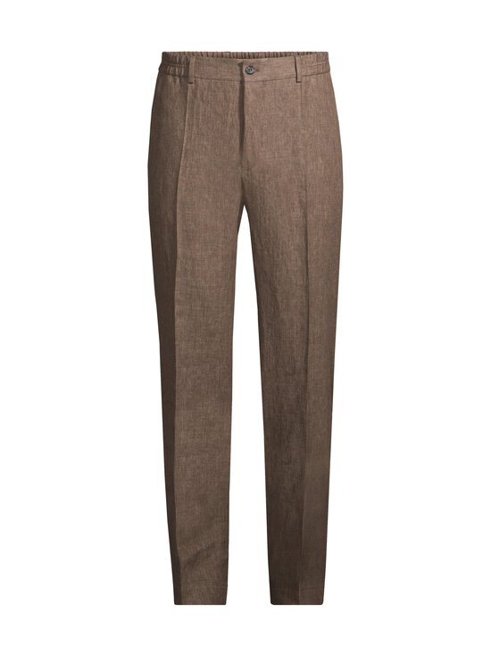 SLOWEAR - Straight Fit -pellavahousut - MARRONE MEDIO | Stockmann - photo 1