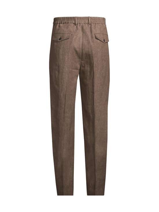 SLOWEAR - Straight Fit -pellavahousut - MARRONE MEDIO | Stockmann - photo 2