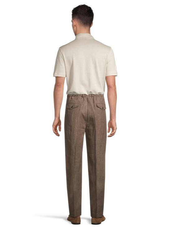 SLOWEAR - Straight Fit -pellavahousut - MARRONE MEDIO | Stockmann - photo 4