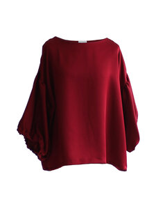 Lili Marleena - Pluus Shiny - RED | Stockmann