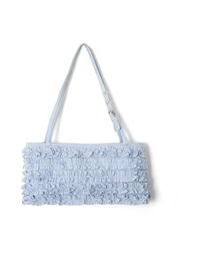 Damson Madder - Sophia Ruffle Baguette -käsilaukku - BLUE | Stockmann