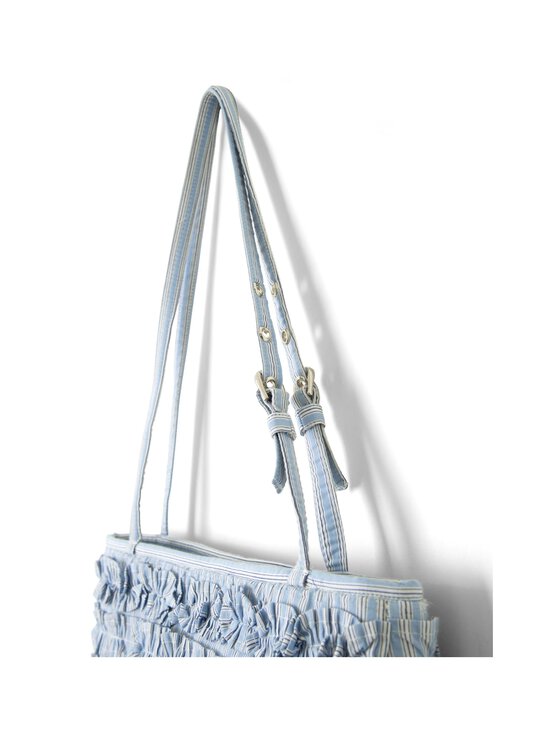 Damson Madder - Sophia Ruffle Baguette -käsilaukku - BLUE | Stockmann - photo 4