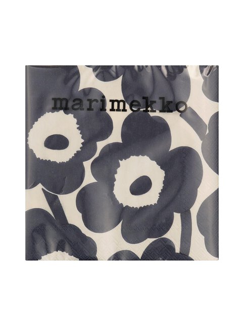 DARK BLUE Marimekko Unikko-servetit 20-pack |33 x 33 cm | Kattaustekstiilit  | Stockmann