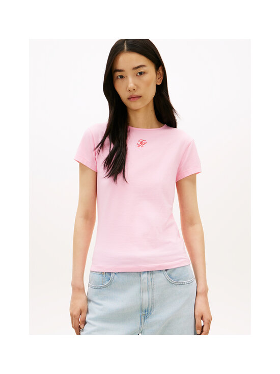 Tommy Hilfiger - T-särk Emboss Slim - TOL CLASSIC PINK | Stockmann - photo 5