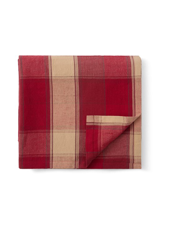 Lexington - Checked- pellava-puuvilla pöytäliina - 4400-RED/BEIGE | Stockmann - photo 2