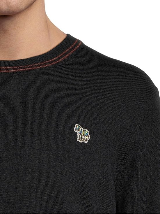 PS Paul Smith - Crew Neck Zebra Badge -neule - 79_BLACK | Stockmann - photo 4