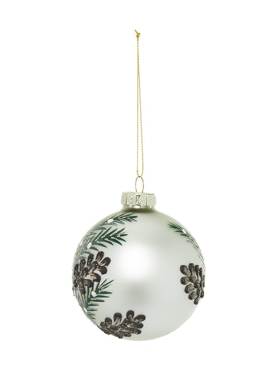 Casa Stockmann - Glass Ball Pine Corn -joulukoriste - CREAM | Stockmann - photo 2