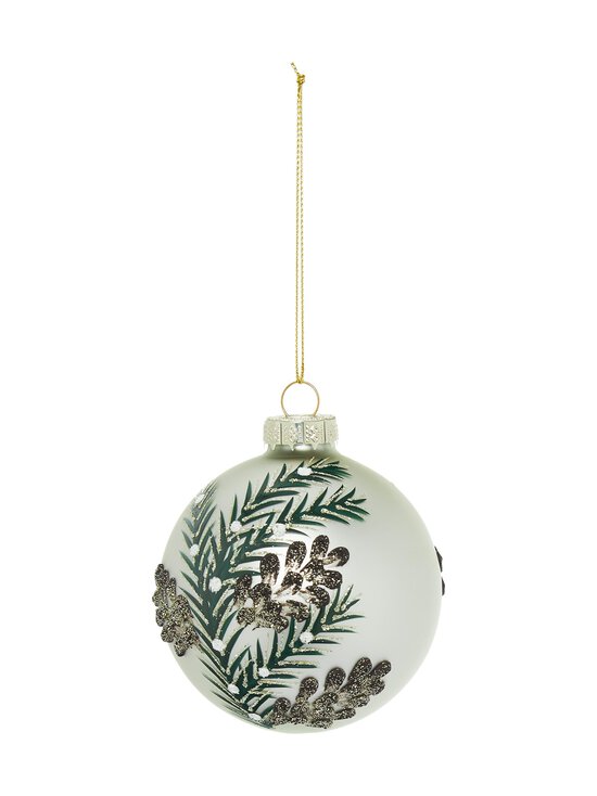Casa Stockmann - Glass Ball Pine Corn -joulukoriste - CREAM | Stockmann - photo 3