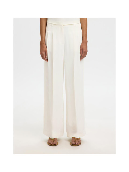 Selected - SlfExtra Wide Ellie -housut - EGRET | Stockmann - photo 2