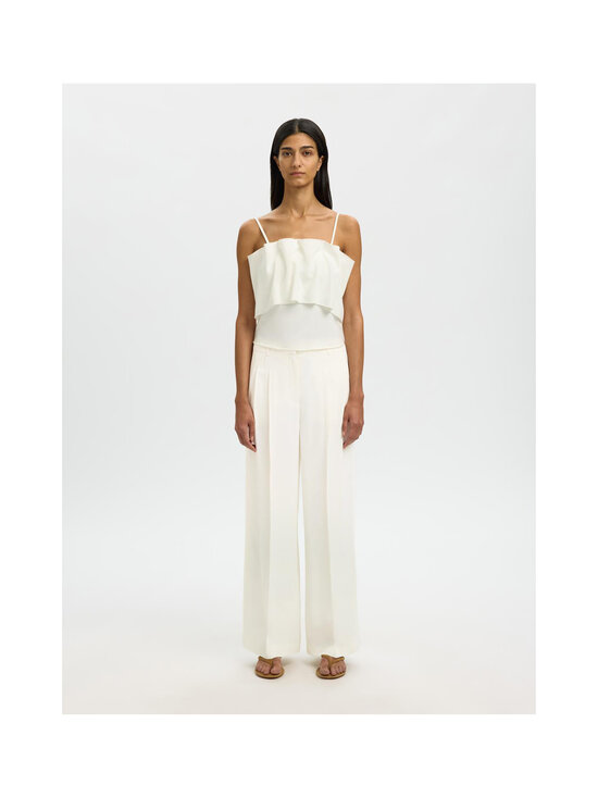 Selected - SlfExtra Wide Ellie -housut - EGRET | Stockmann - photo 3