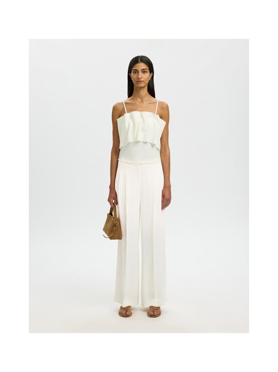 Selected - SlfExtra Wide Ellie -housut - EGRET | Stockmann - photo 4